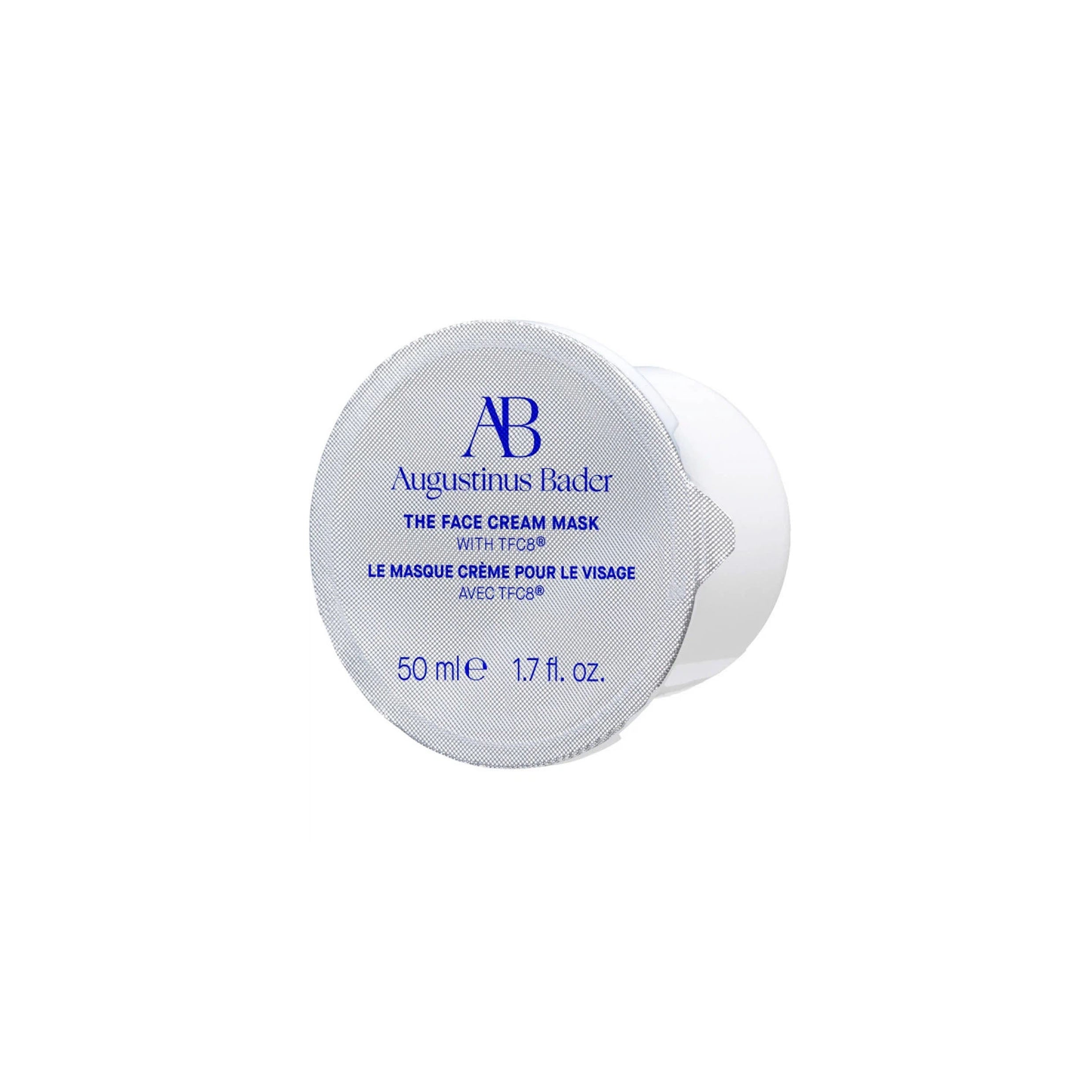 Augustinus Bader face cream mask packaging on a white background