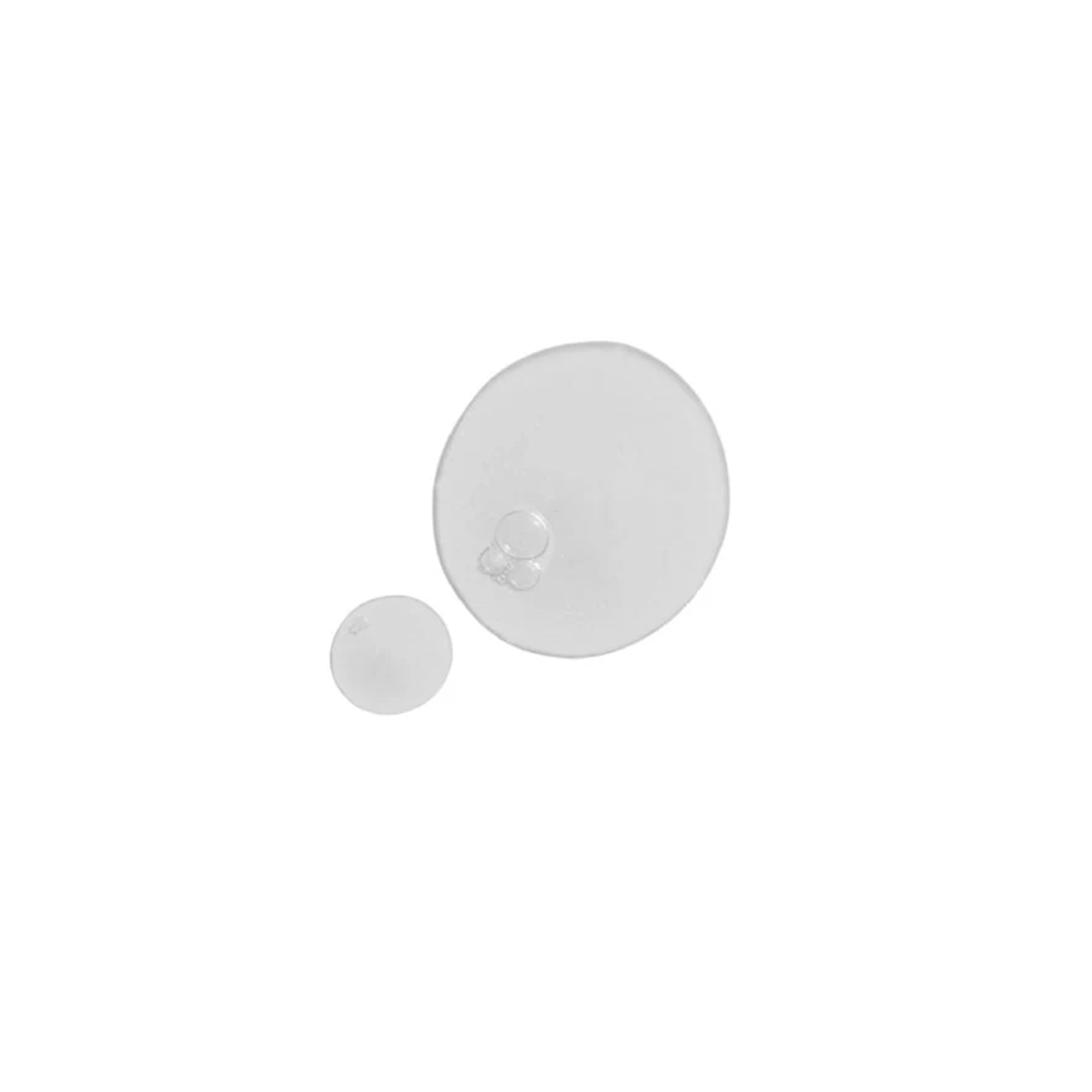 Product swatch of a clear liquid, facial toner.