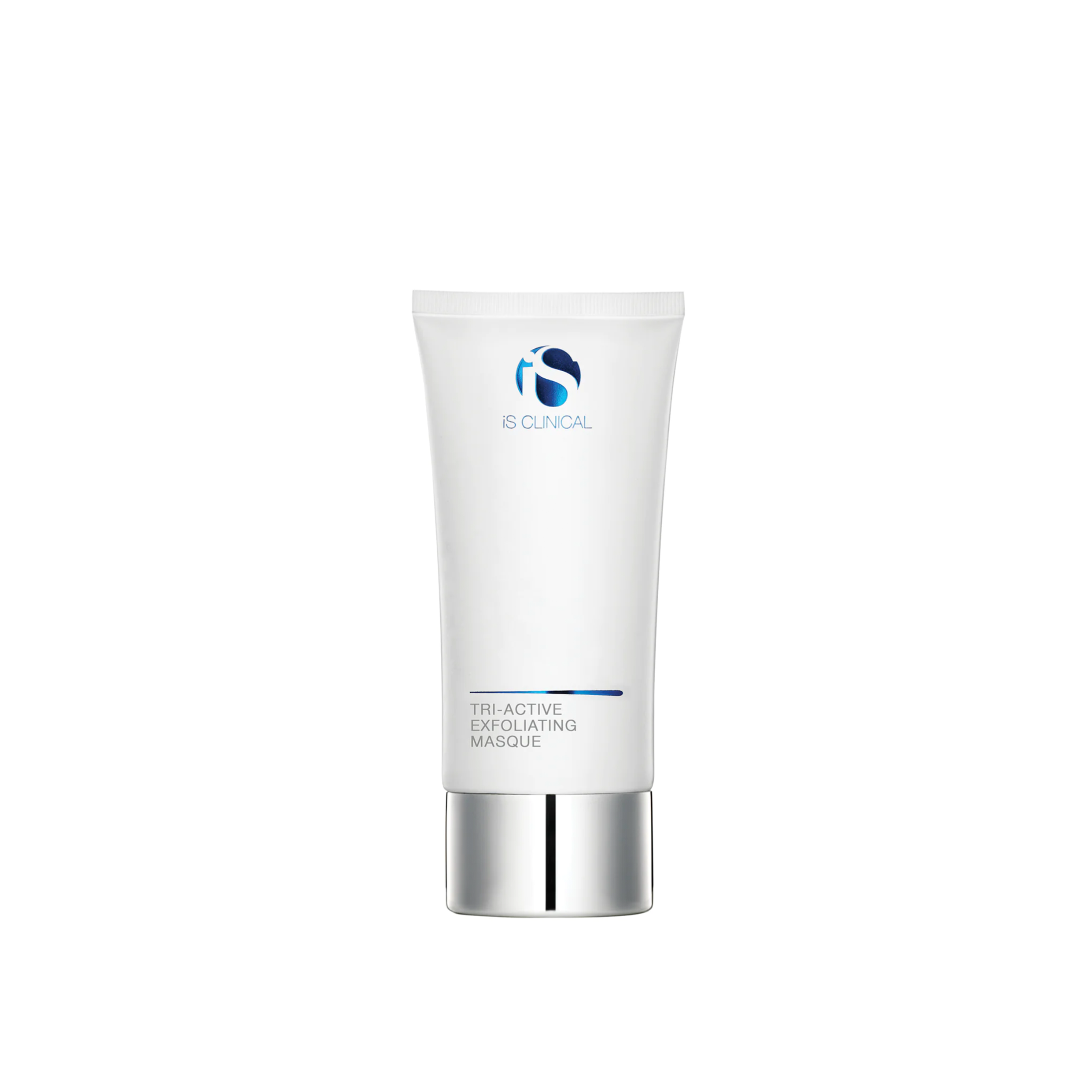A tube of a face mask product on a white background