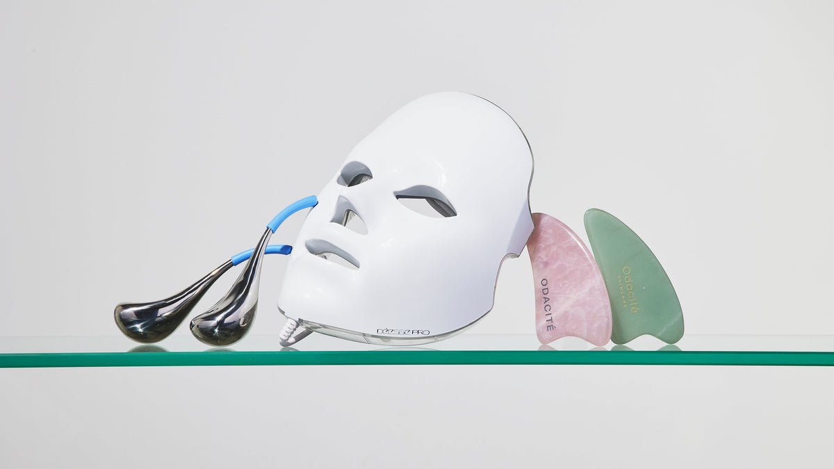 Accoutrements and Devices arranged in the Skincare Edit photography archive