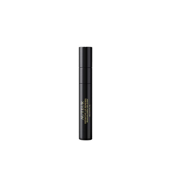 Texture of lip treatment, a white creamy serum