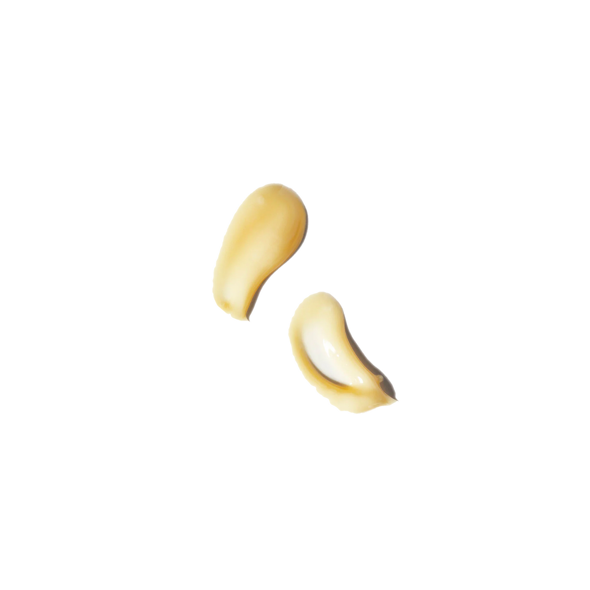 Product swatch of Auteur Definitive Retinol Serum showing thick yellow texture.