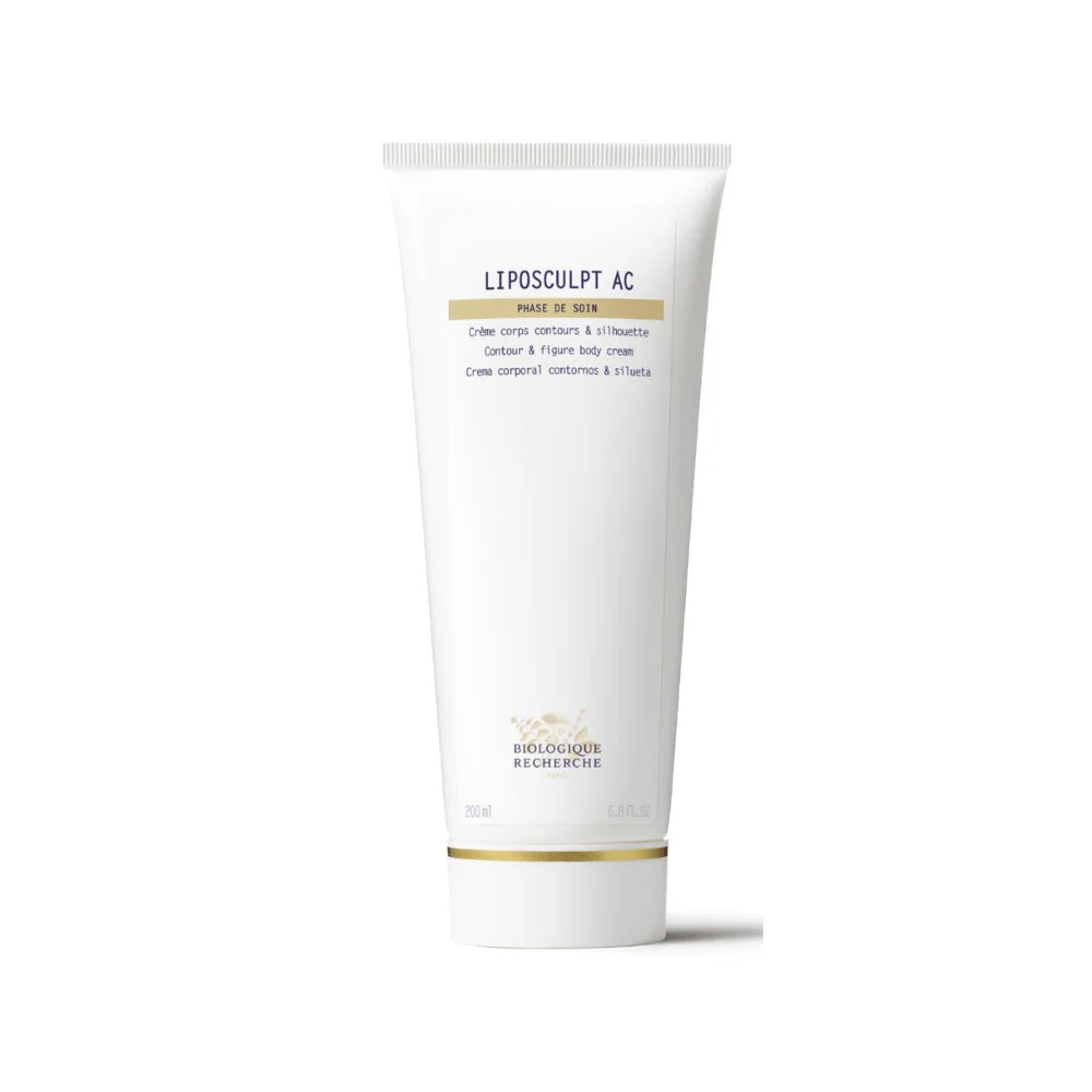 Tube of Liposculpt AC cream on a white background