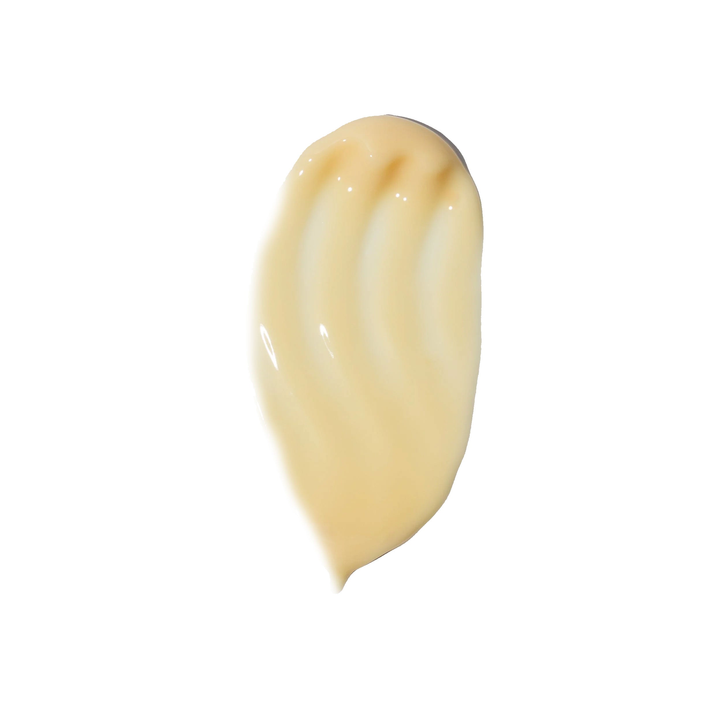 Beige Serum smear on a white background
