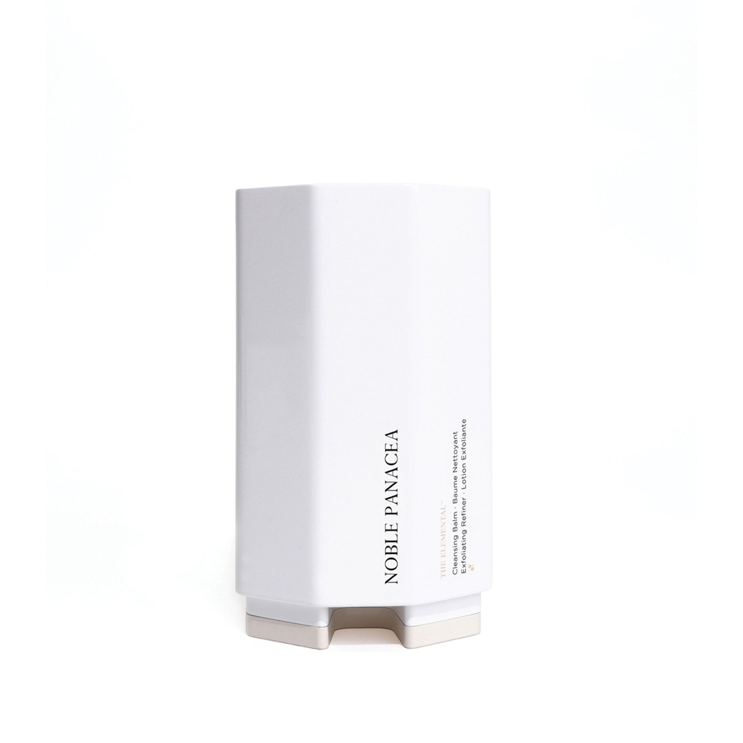 White container with 'Noble Panacea' branding on a white background