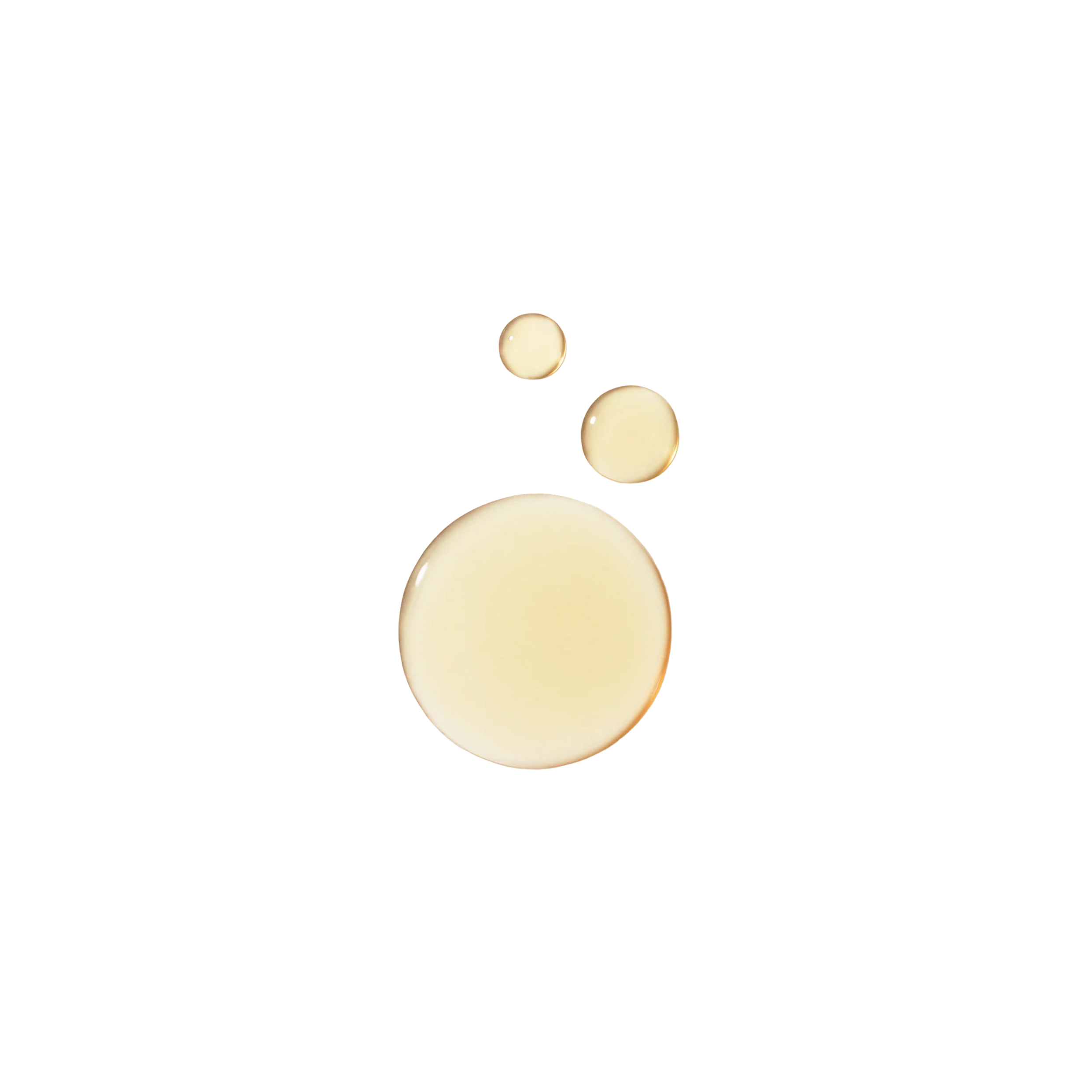 Droplets of facial Essence shown on a white background