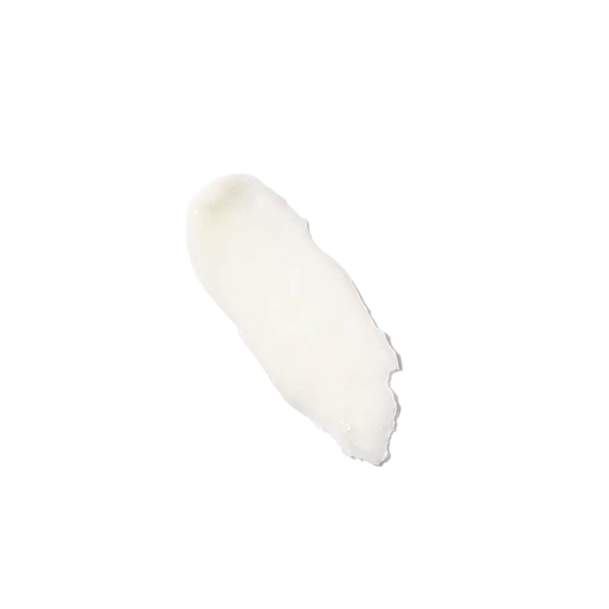 Clear Lip balm texture shown on a white background.