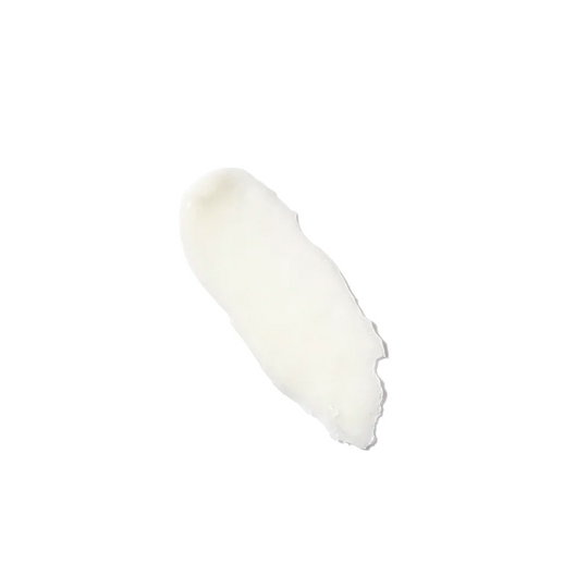 Clear Lip balm texture shown on a white background.