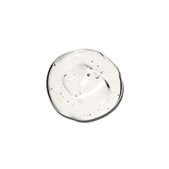 Texture of clear facial serum